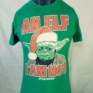 Star Wars Yoda Christmas Shirt "An Elf I Am Not"